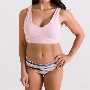 NWT Set: Hipster Bikini Bottom & Crossback Bikini Top Pink